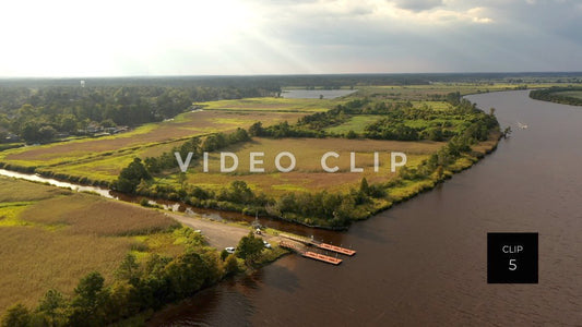 Stock video Georgetown, SC rice fields steve tanner stock