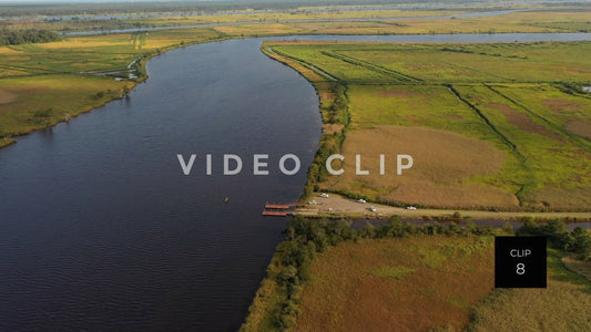 Stock video Georgetown, SC rice fields steve tanner stock