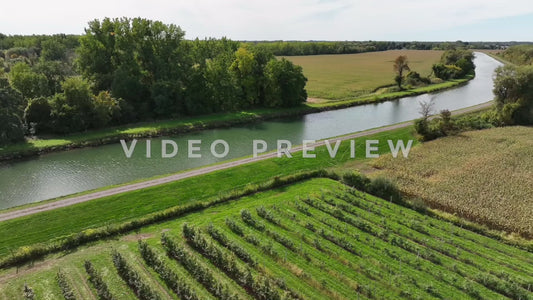 Video - Passing over bikers riding beside Erie Canal on tow path trail