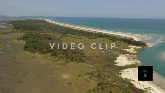 CLIP 9 - Cherry Grove Beach, SC Waties Barrier Island beach