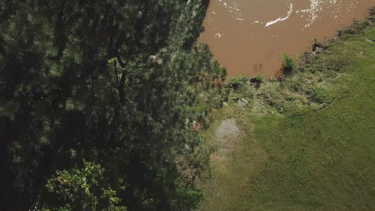 Video - Dramatic flight over dam after Chattahoochee river floods in Georgia due to extreme weather