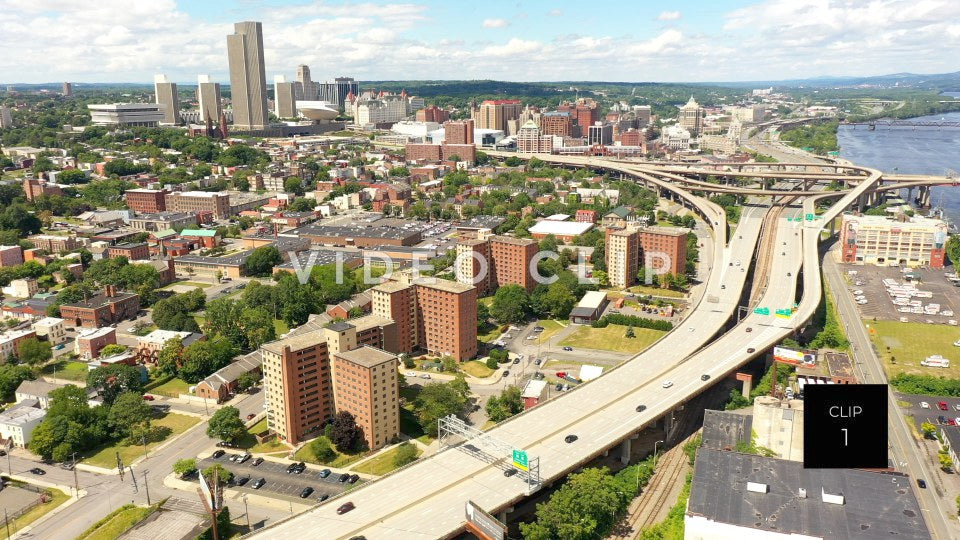 stock video albany new york skyline steve tanner stock