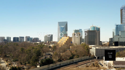 CLIP 13 - Atlanta, GA Buckhead office towers view from Lenox area