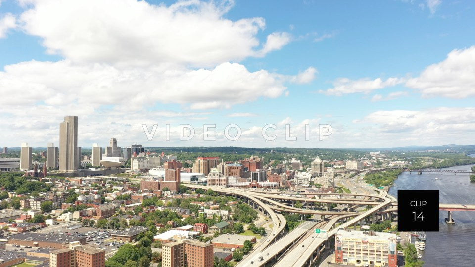 stock video albany new york skyline steve tanner stock