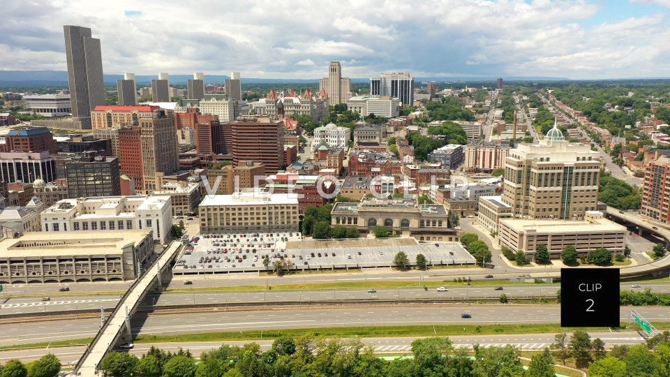 stock video albany new york skyline steve tanner stock