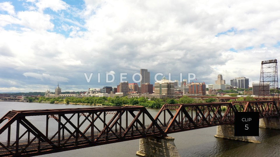 stock video albany new york skyline steve tanner stock