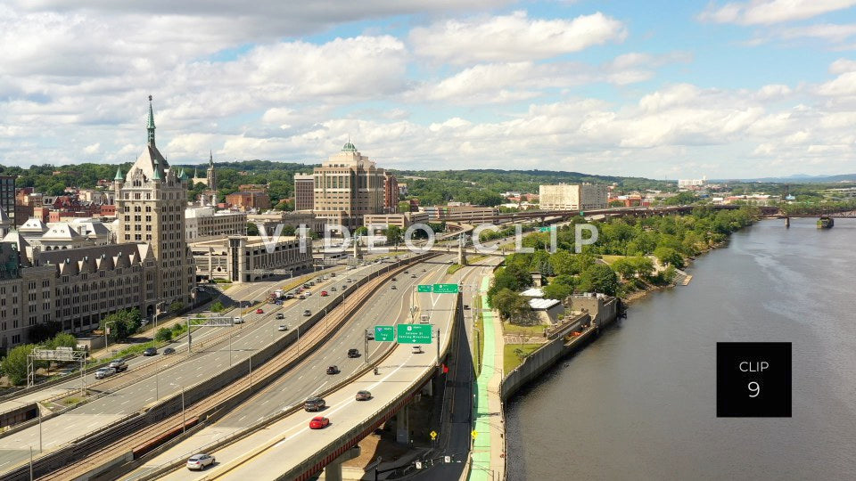 stock video albany new york skyline steve tanner stock