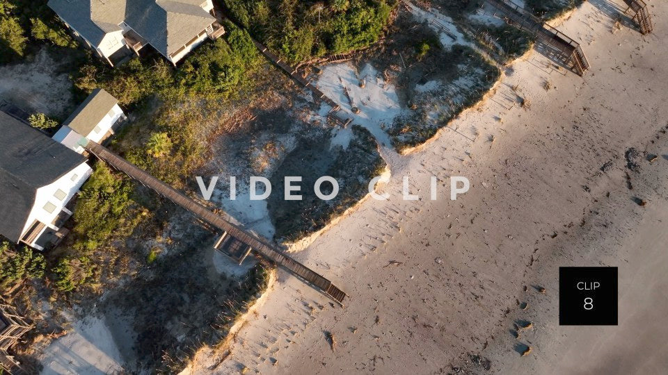 CLIP 8 - Pawleys Island, SC beach erosion caused by Hurricane Ian storm surge